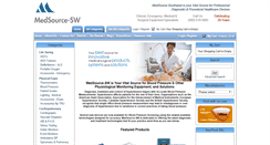 Desktop Screenshot of medsource-sw.com