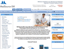 Tablet Screenshot of medsource-sw.com